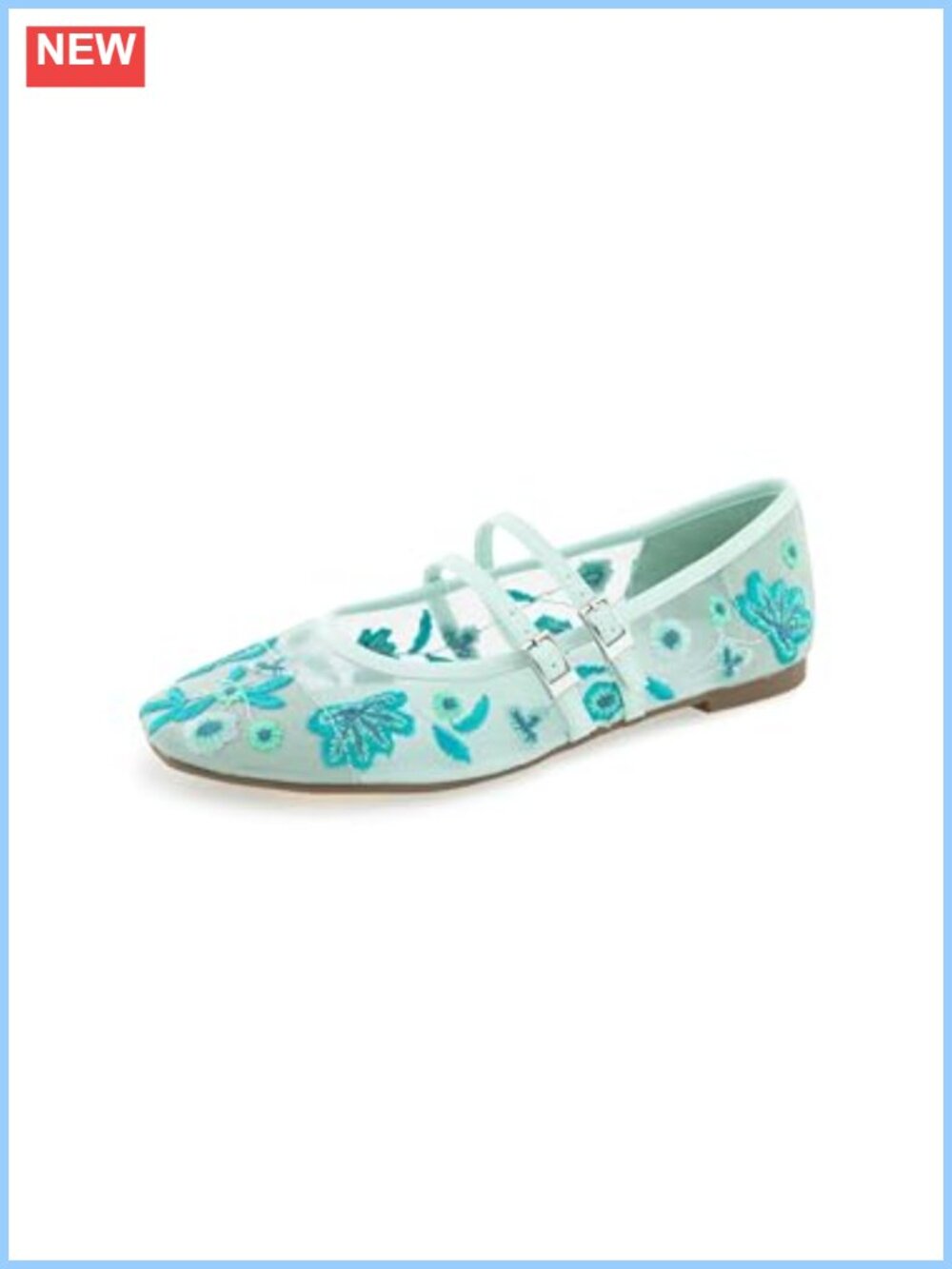 Kenneth Cole REACTION Malibu Nites Women's Flats Mesh Buckle Closed Toe